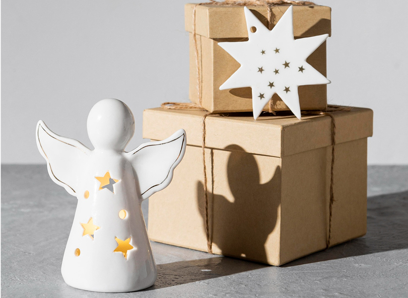 [20/10] Quà trang trí để bàn kỷ niệm - Tượng bán thân thần Vệ Nữ trắng đính ngọc trai